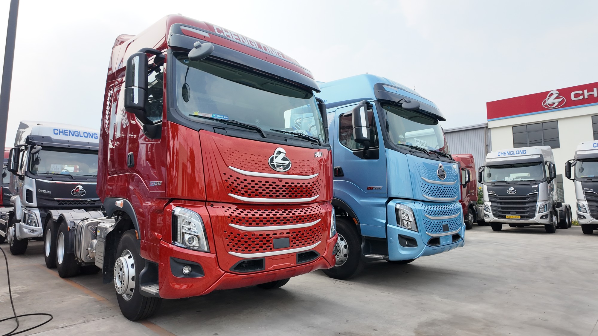 Đầu kéo Chenglong H7 Pro 450Hp - Cầu Láp